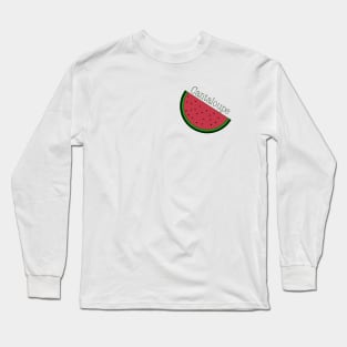 cantaloupe and watermelon Long Sleeve T-Shirt